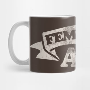 Vintage Style Feminist AF Mug